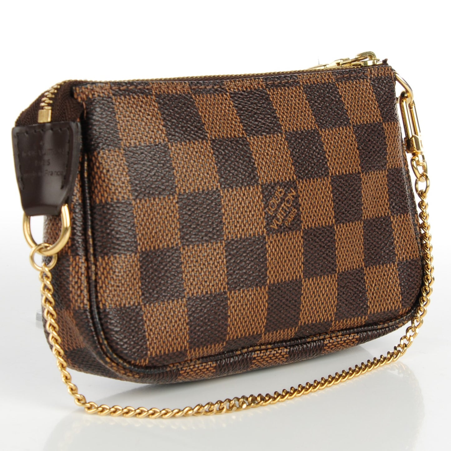 Damier Ebene Complice Trunks and Bags Mini Pochette Accessories Red