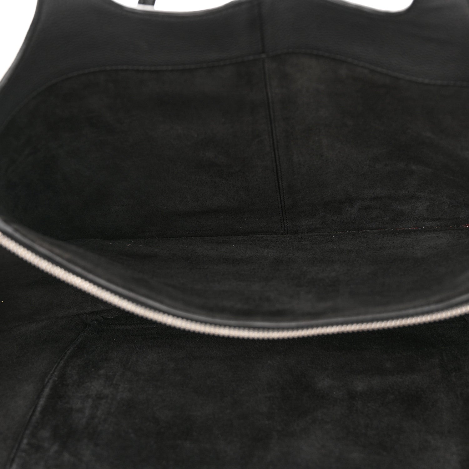 Celine Baby Grained Calfskin Medium Tri-Fold Bag Black 5 of 21