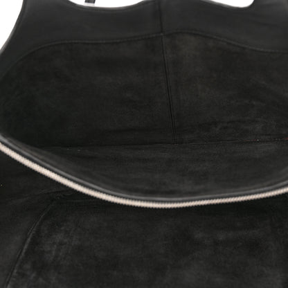 Celine Baby Grained Calfskin Medium Tri-Fold Bag Black 5 of 21