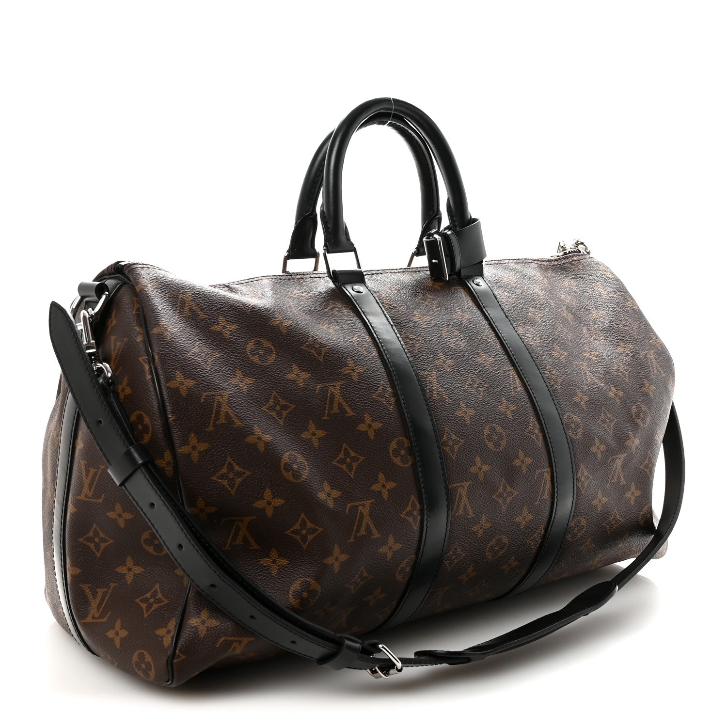 Louis Vuitton Monogram Macassar Keepall Bandouliere 45 2 of 8