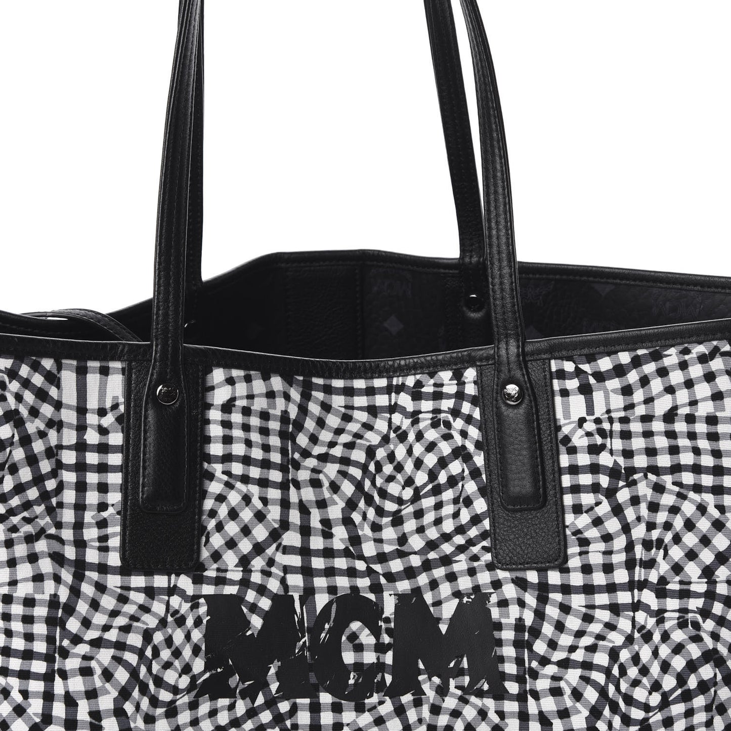 Visetos Large Liz Reversible Shopper Tote Black