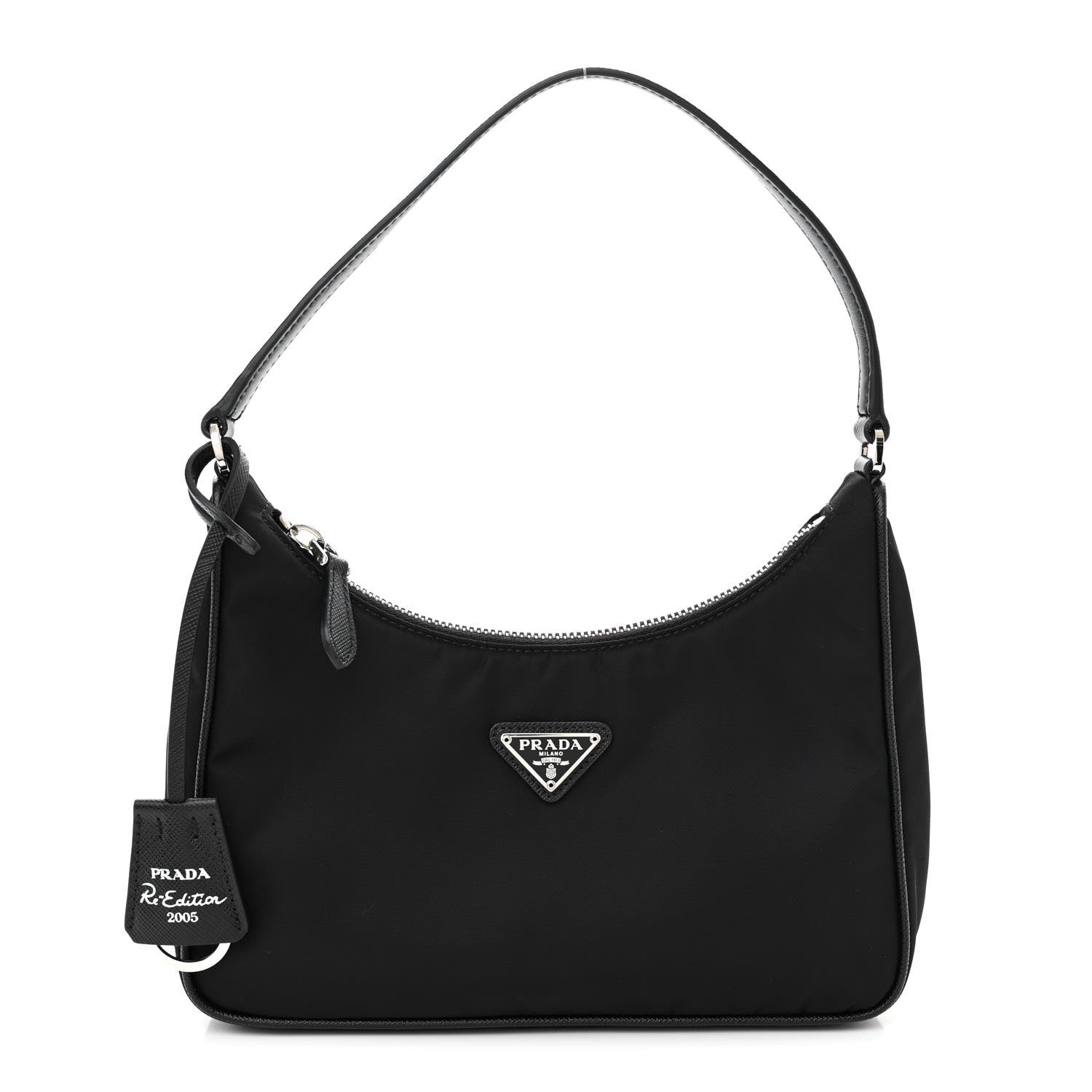Prada Tessuto Nylon Mini Re-Edition 2000 Bag Black 1 of 9