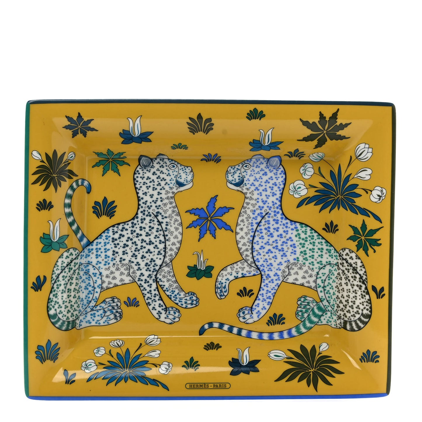 Porcelain Le Leopards Change Tray