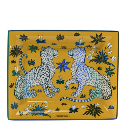 Hermes Porcelain Le Leopards Change Tray 1 of 6