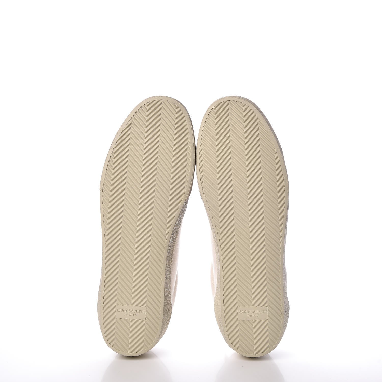 Saint Laurent Distressed Canvas Court Classic Sneakers 46 White 5 of 14
