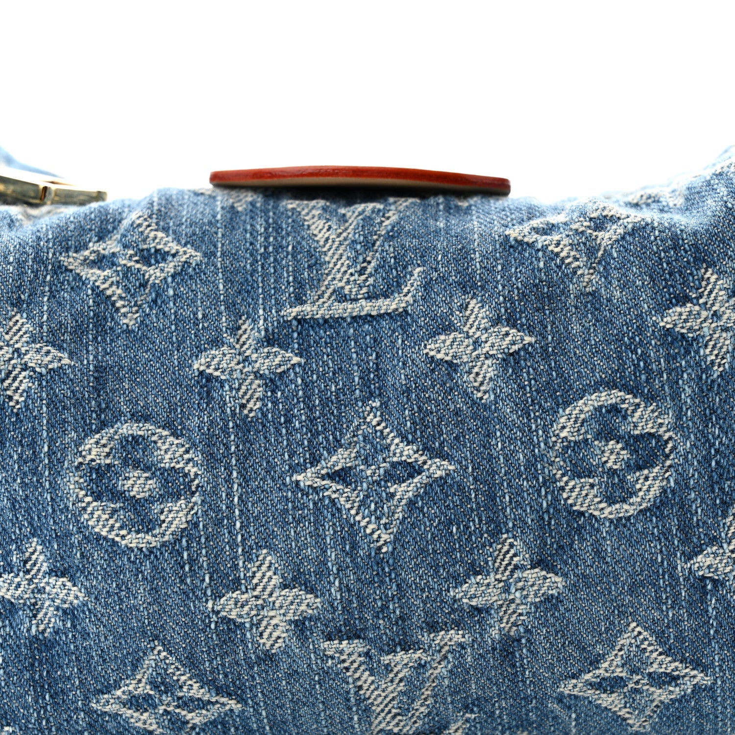 Louis Vuitton Monogram Denim Hills Pochette Blue 7 of 12