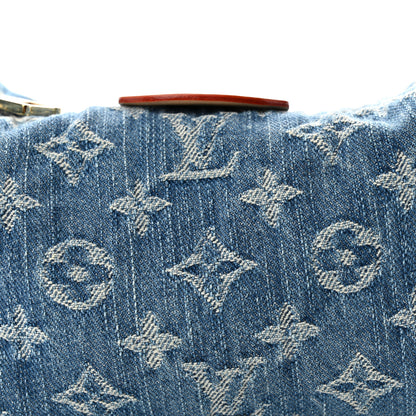 Louis Vuitton Monogram Denim Hills Pochette Blue 7 of 12