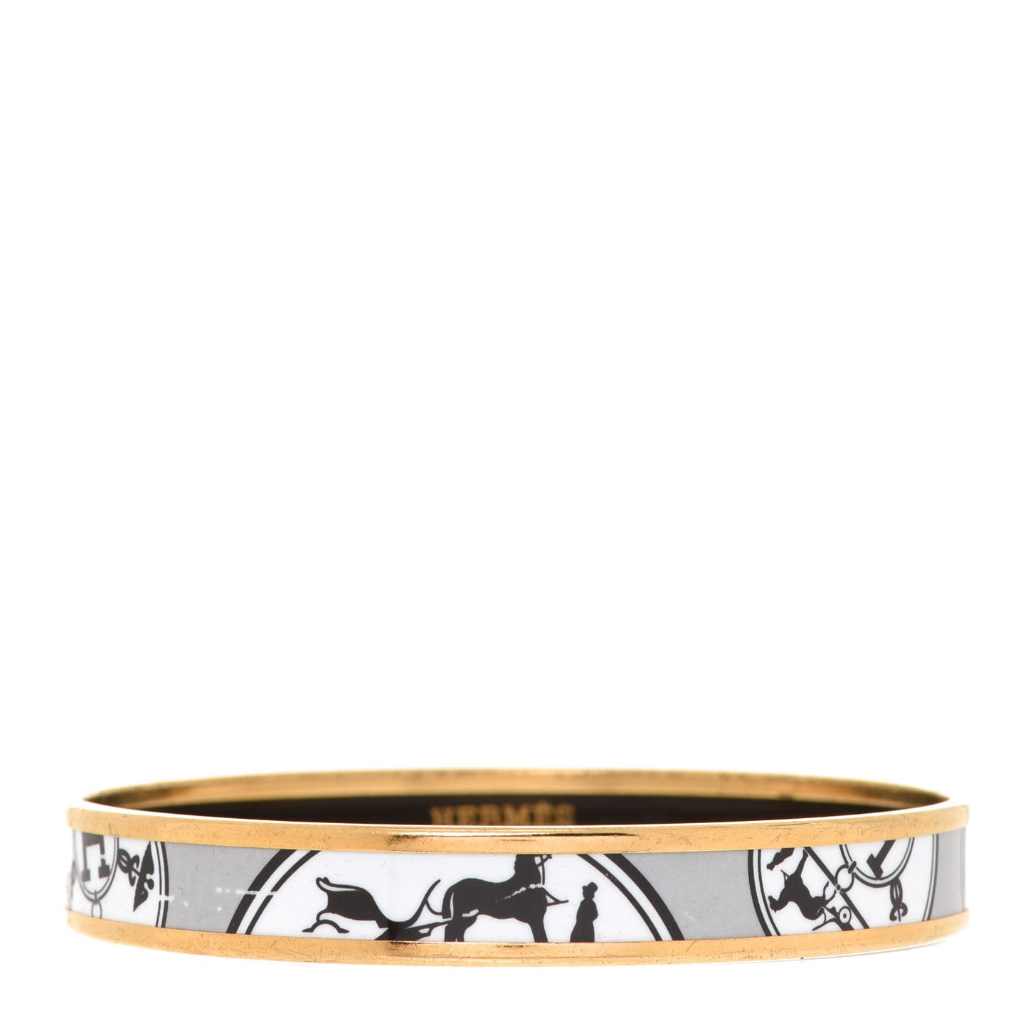 Enamel Printed Narrow Ex Libris Bracelet 65