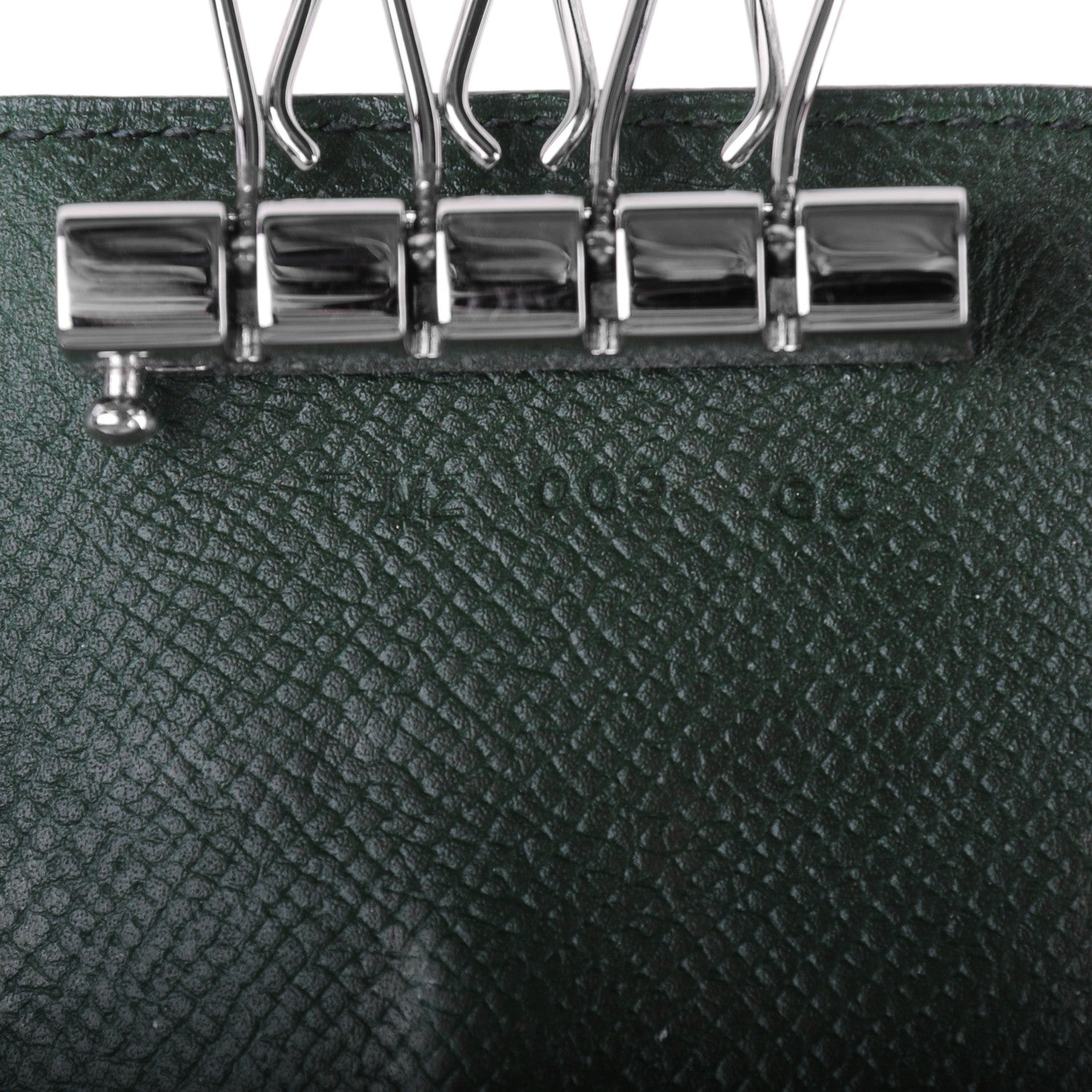 Hermes Epsom Bearn Multicles 4 Key Holder Vert Anglais 8 of 8