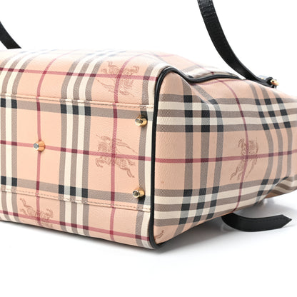 Burberry Haymarket Check Small Canterbury Tote Black 8 of 8