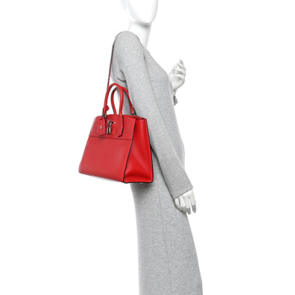Louis Vuitton Veau Satin City Steamer MM Rubis 2 of 9