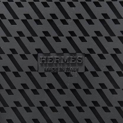 Hermes Calfskin Womens Chypre Sandals 37 Gold 6 of 9