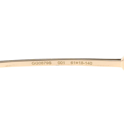 Gucci Metal Horsebit Square Frame Sunglasses GG0879S Grey 5 of 8