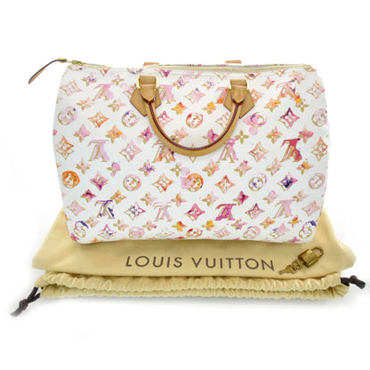 Louis Vuitton Watercolor Aquarelle Speedy 35 White 3 of 9