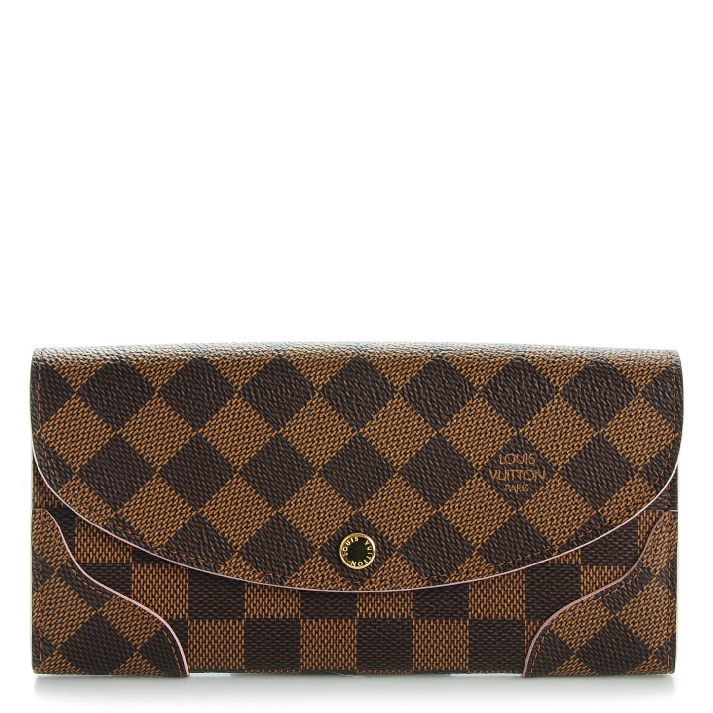 Damier Azur Caissa Wallet Rose Ballerine