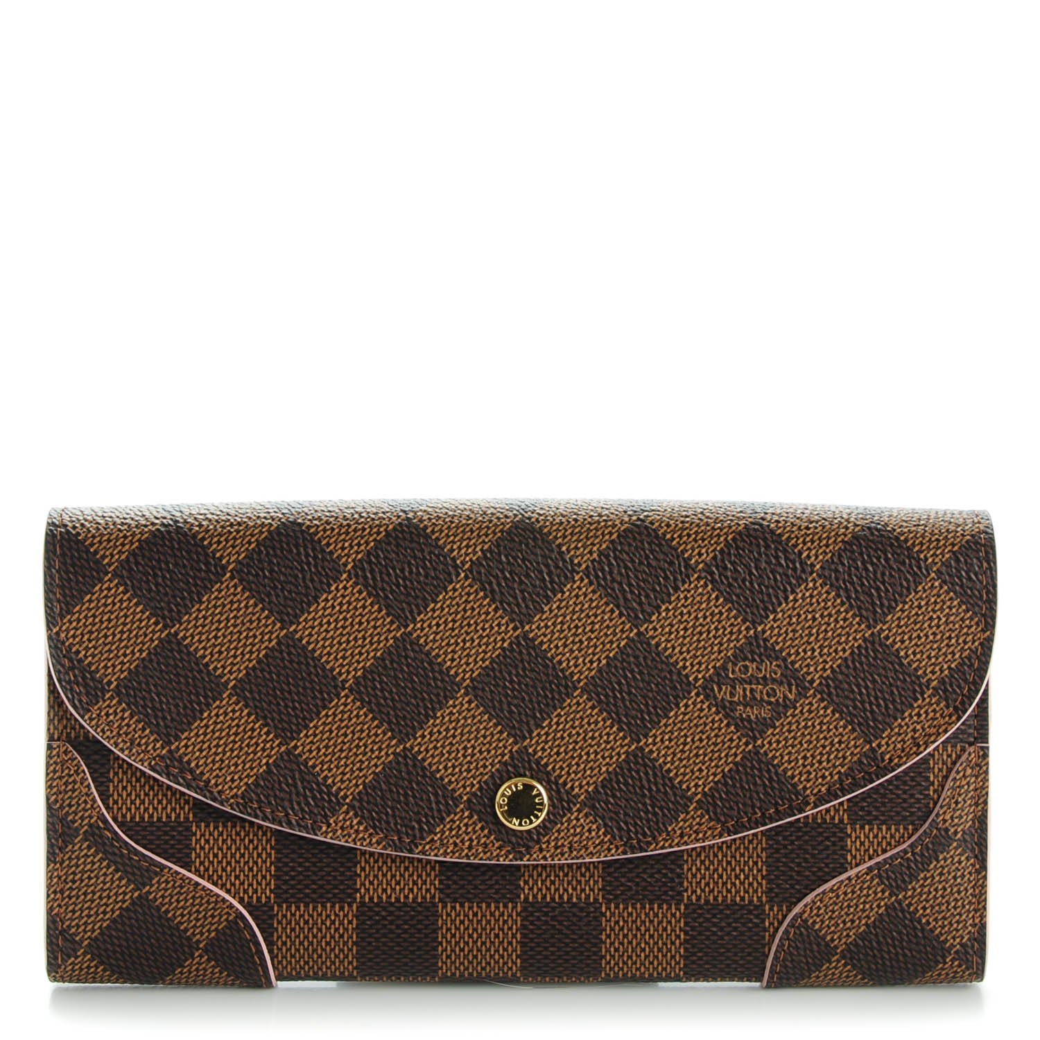 Louis Vuitton Damier Azur Caissa Wallet Rose Ballerine 1 of 7
