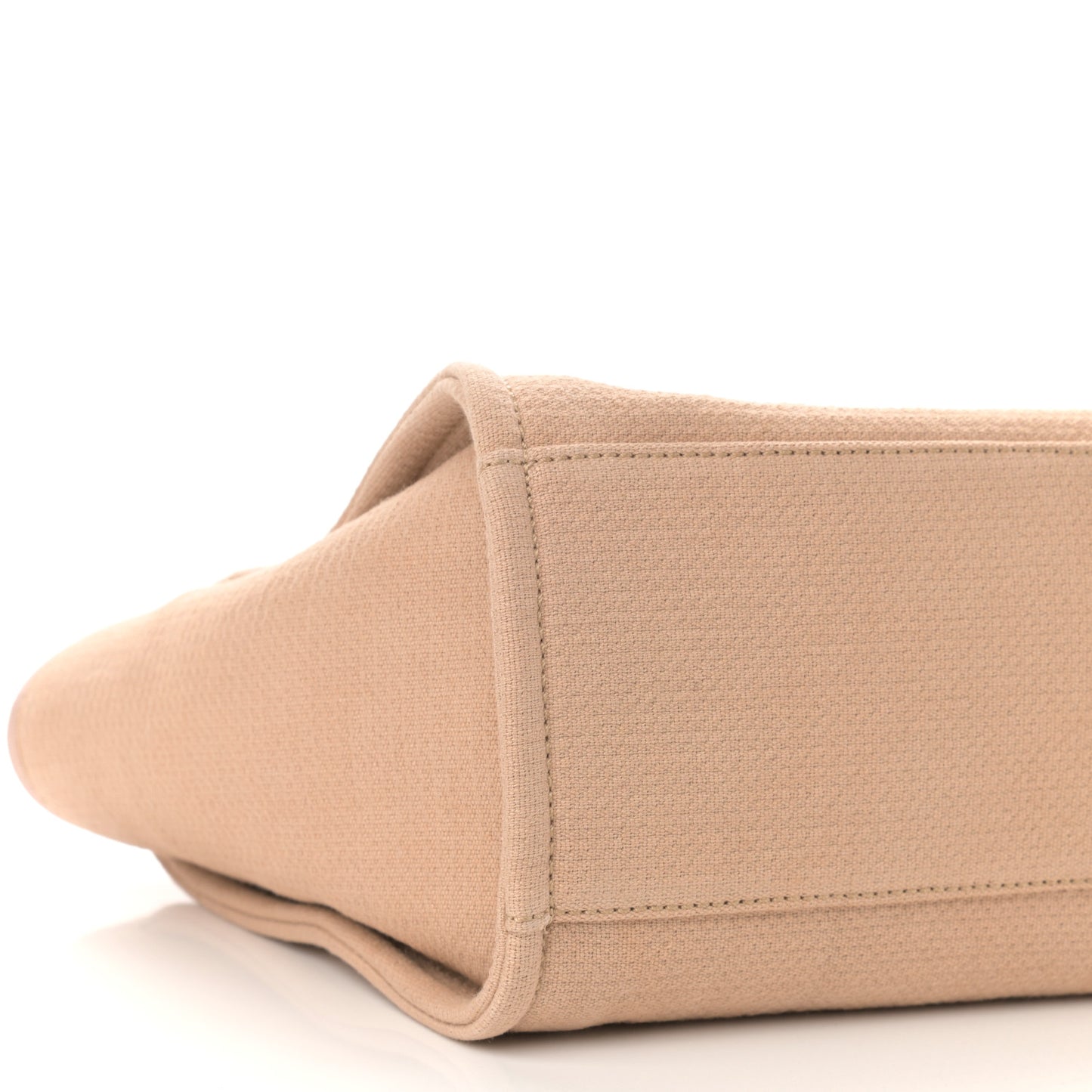 Mixed Fibers Small Deauville Tote Beige