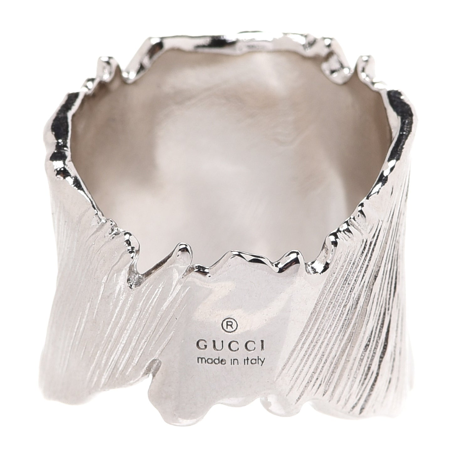 Metal GG Ring M Silver