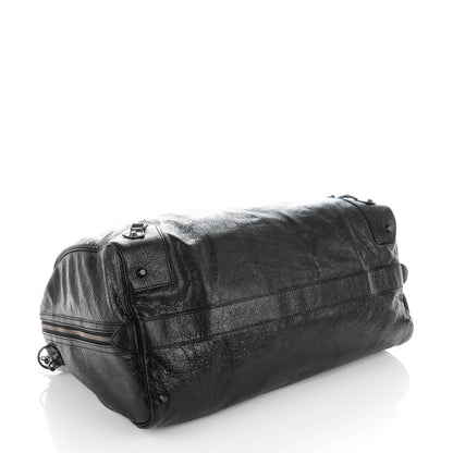 Balenciaga Agneau 24Hour Voyage Travel Bag Black 4 of 8