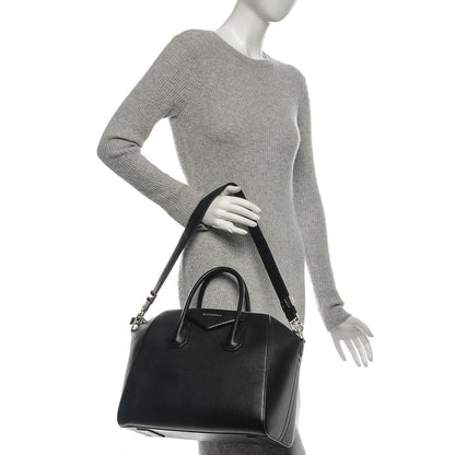 Givenchy Sugar Goatskin Medium Antigona Black 2 of 9
