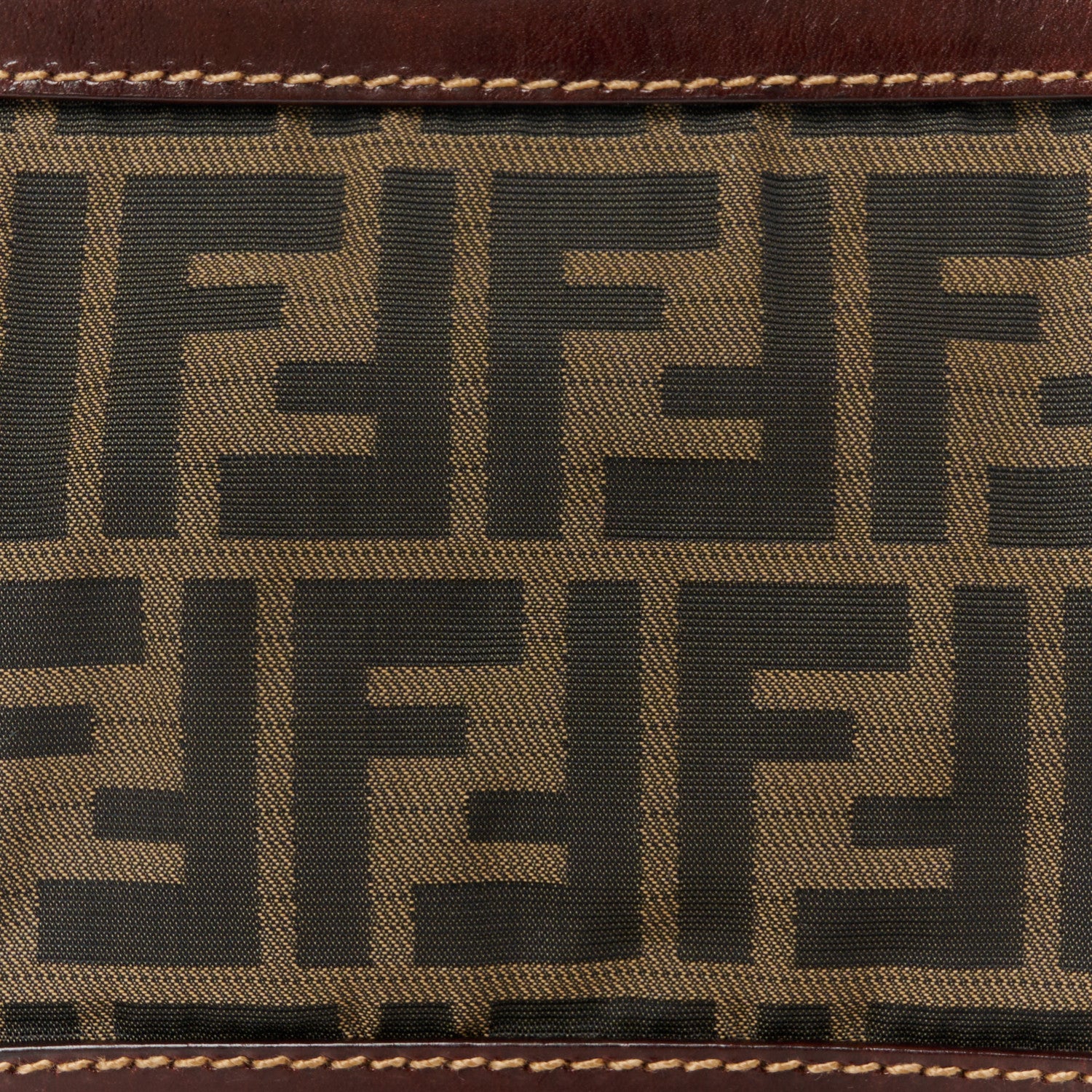 Fendi Zucca Zip Pouch Tobacco 8 of 9