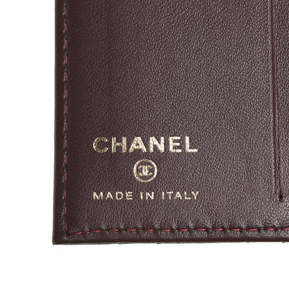 Chanel Lambskin Quilted Card Holder Wallet Black 6 of 7