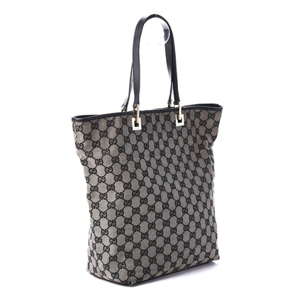 Gucci Monogram Large Bucket Tote Black 2 of 10