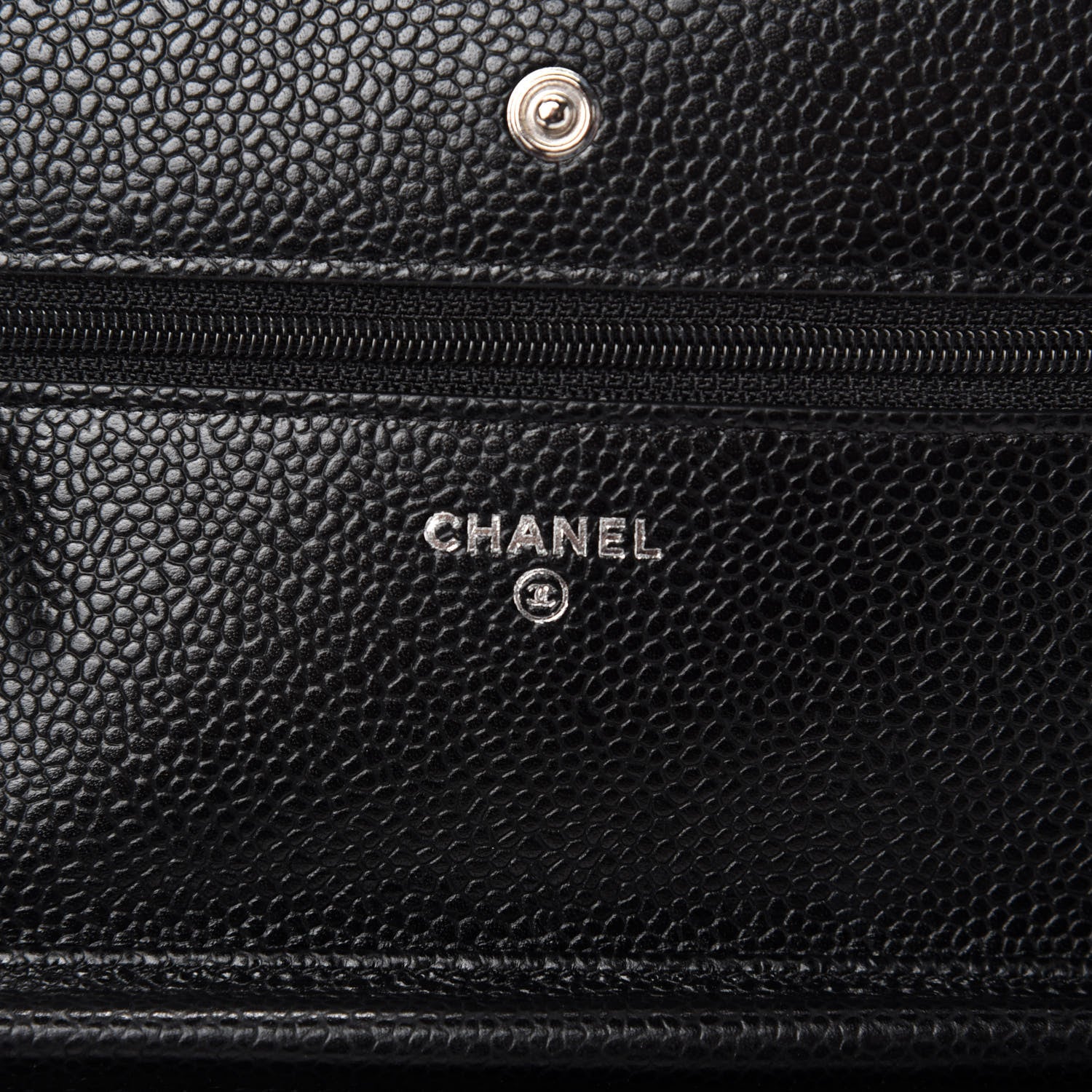 Chanel Caviar Quilted Wallet On Chain WOC Black 8 of 12