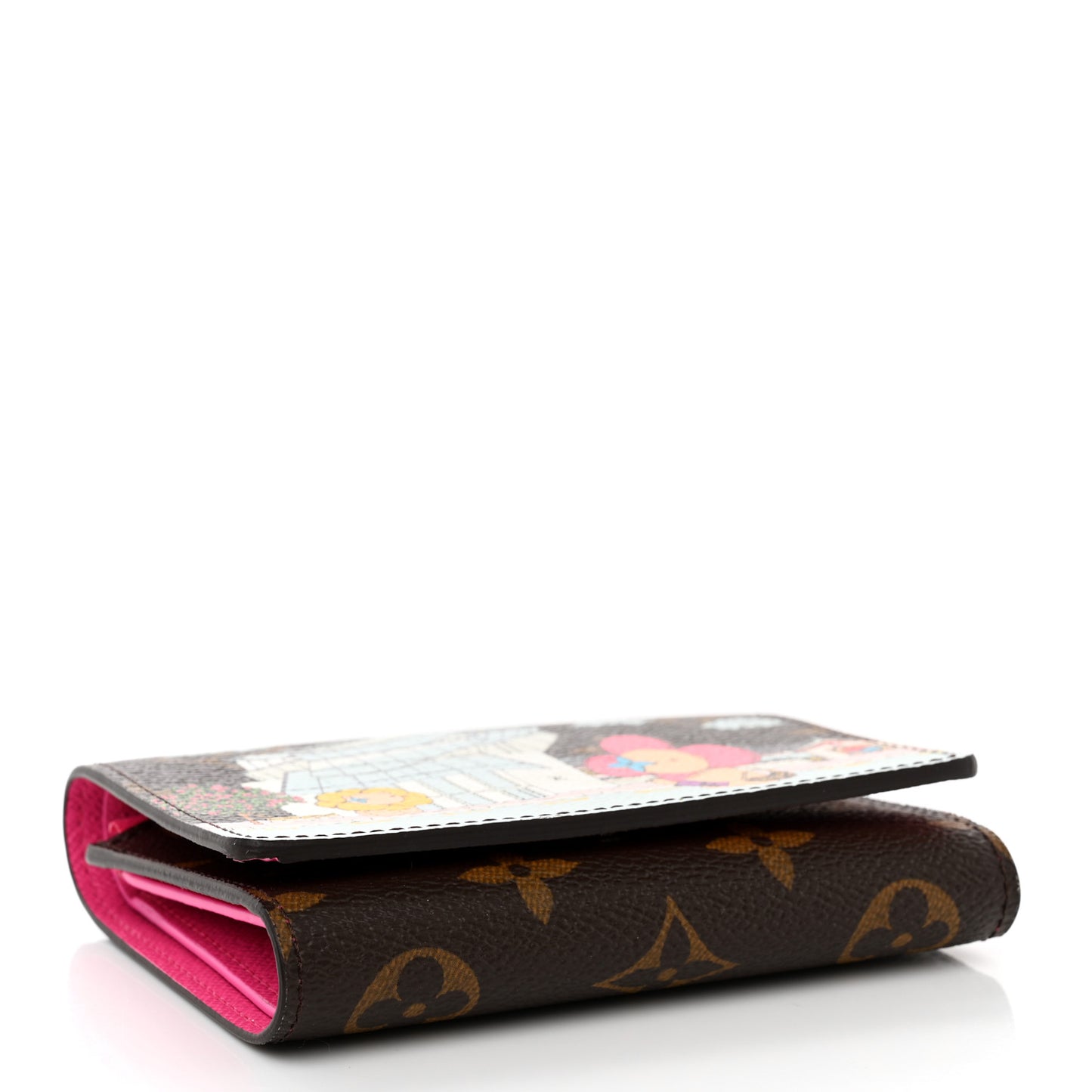 Monogram 2022 Christmas Animation Seoul Victorine Wallet Fuchsia