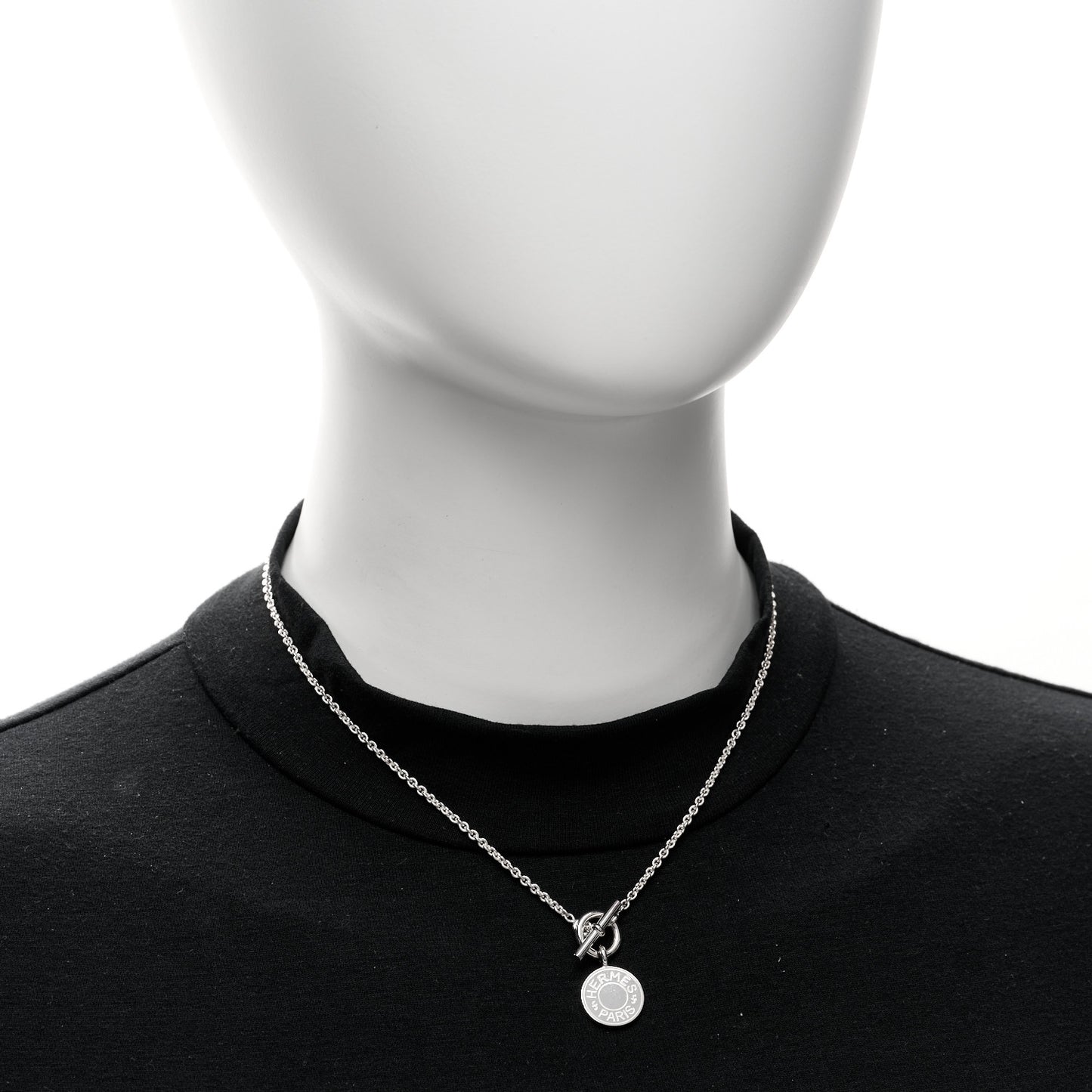 Sterling Silver Amulettes H Confettis Pendant Necklace