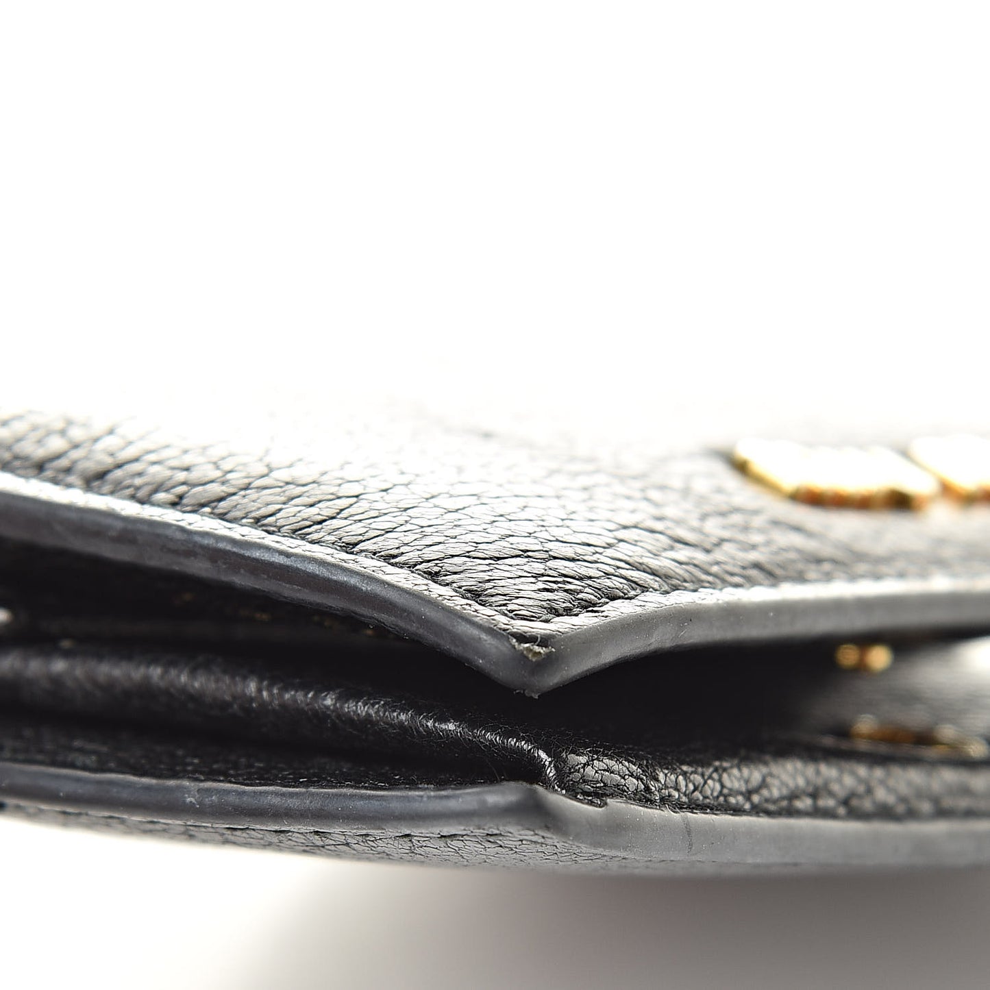 Goatskin Madras Small Wallet Black