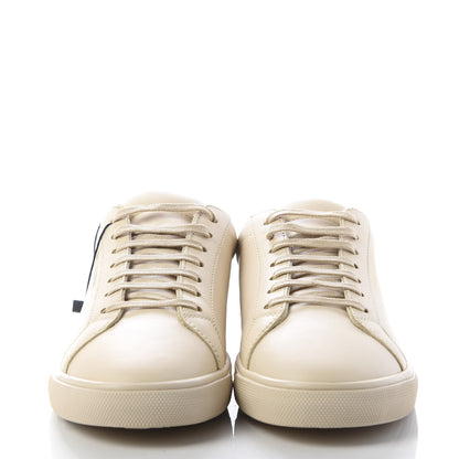 Saint Laurent Calfskin Andy Low Top Sneakers 37.5 Dark Coquille 2 of 9