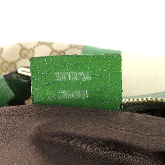 Gucci Monogram Large Horsebit Web Shoulder Bag 7 of 9