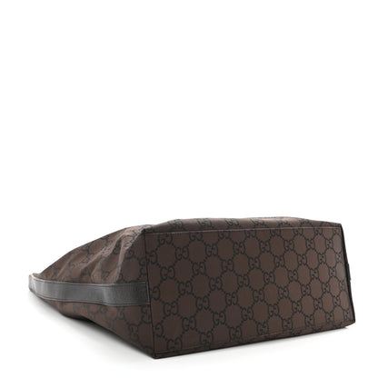 Gucci Nylon Monogram Hobo Dark Brown 4 of 8