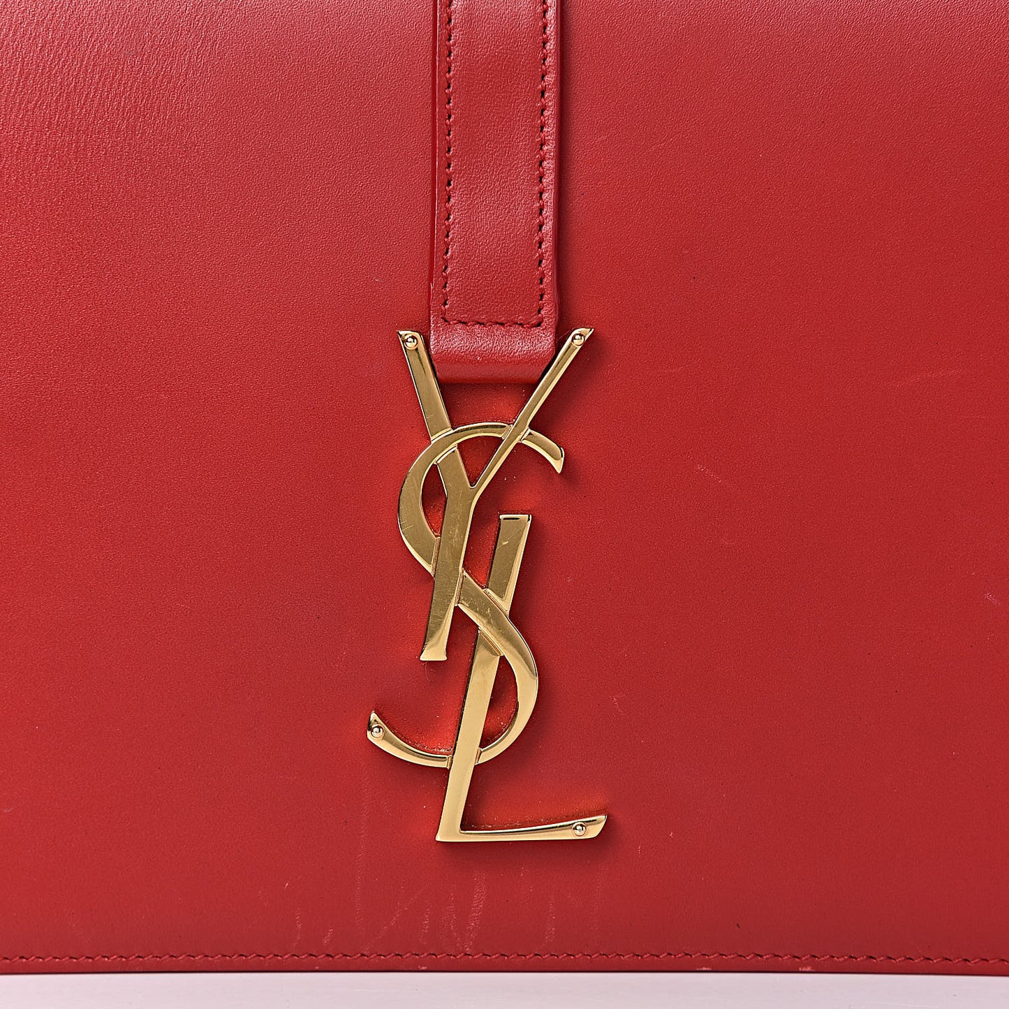 Smooth Calfskin Medium Classic Monogram Universite Bag Red