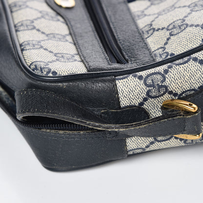 Gucci GG Plus Monogram Web Mini Crossbody Bag Blue 5 of 7