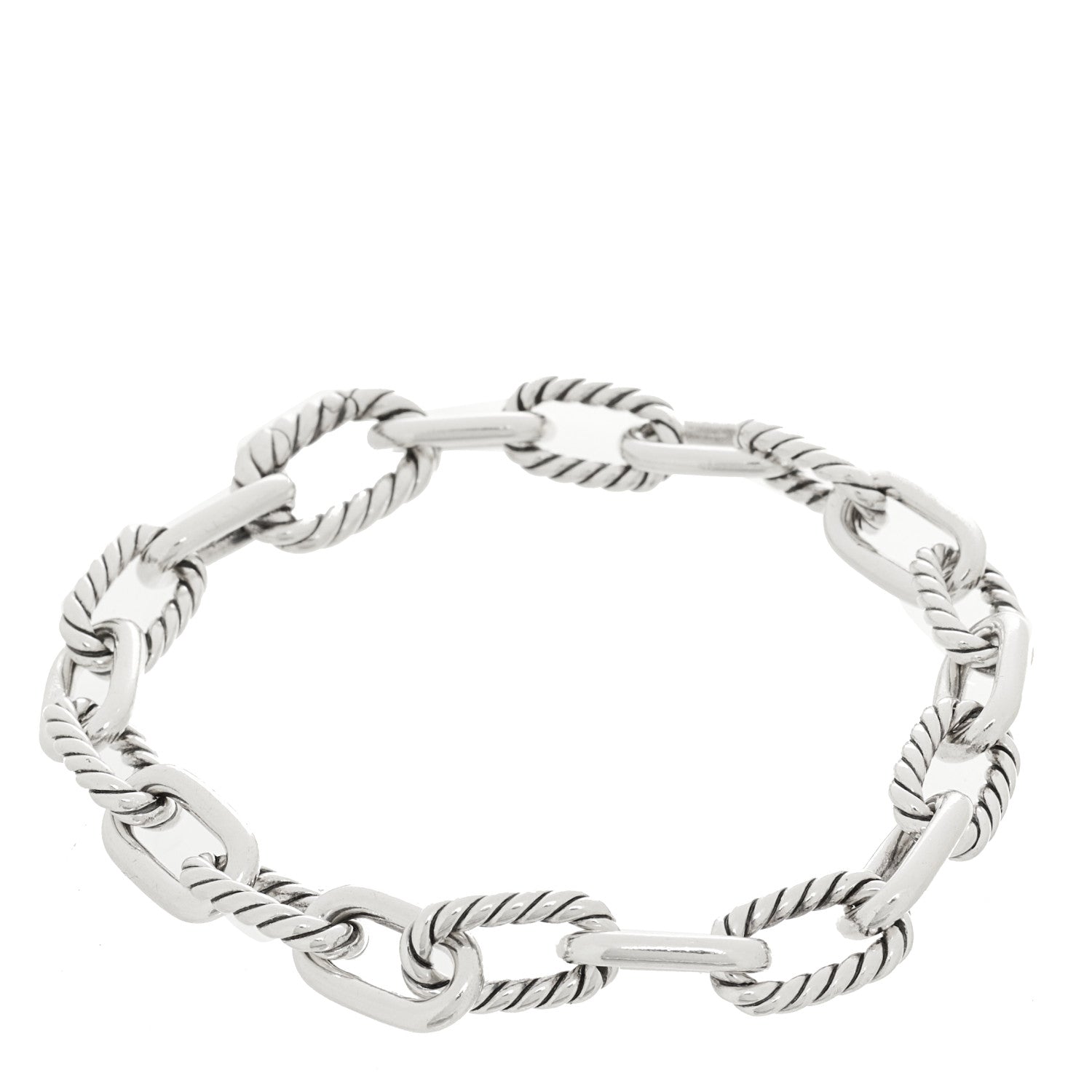 David Yurman Sterling Silver 8.5mm Madison Chain Bracelet 1 of 3