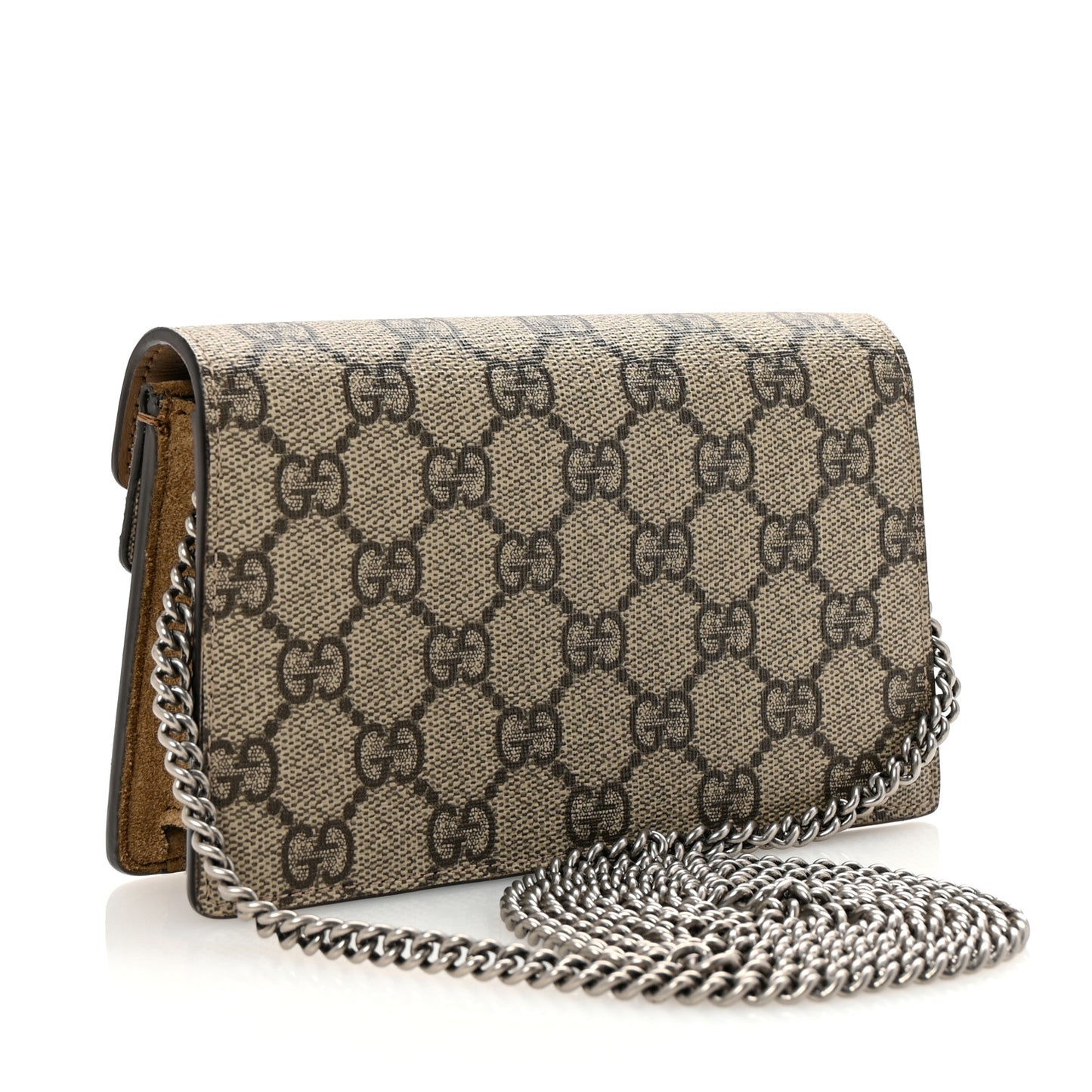 GG Supreme Monogram Super Mini Dionysus Shoulder Bag Taupe