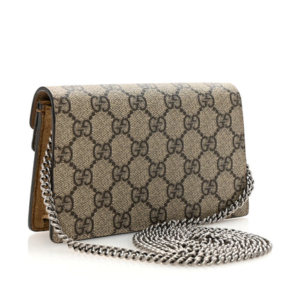 Gucci GG Supreme Monogram Super Mini Dionysus Shoulder Bag Taupe 3 of 10