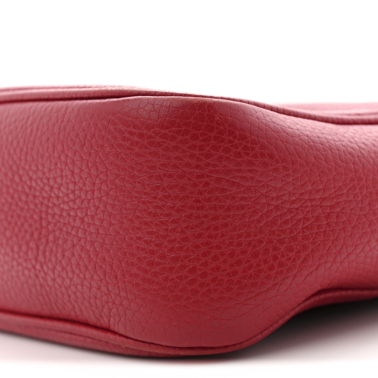 Gucci Pebbled Calfskin Small Soho Disco Bag Tabasco Red 10 of 15