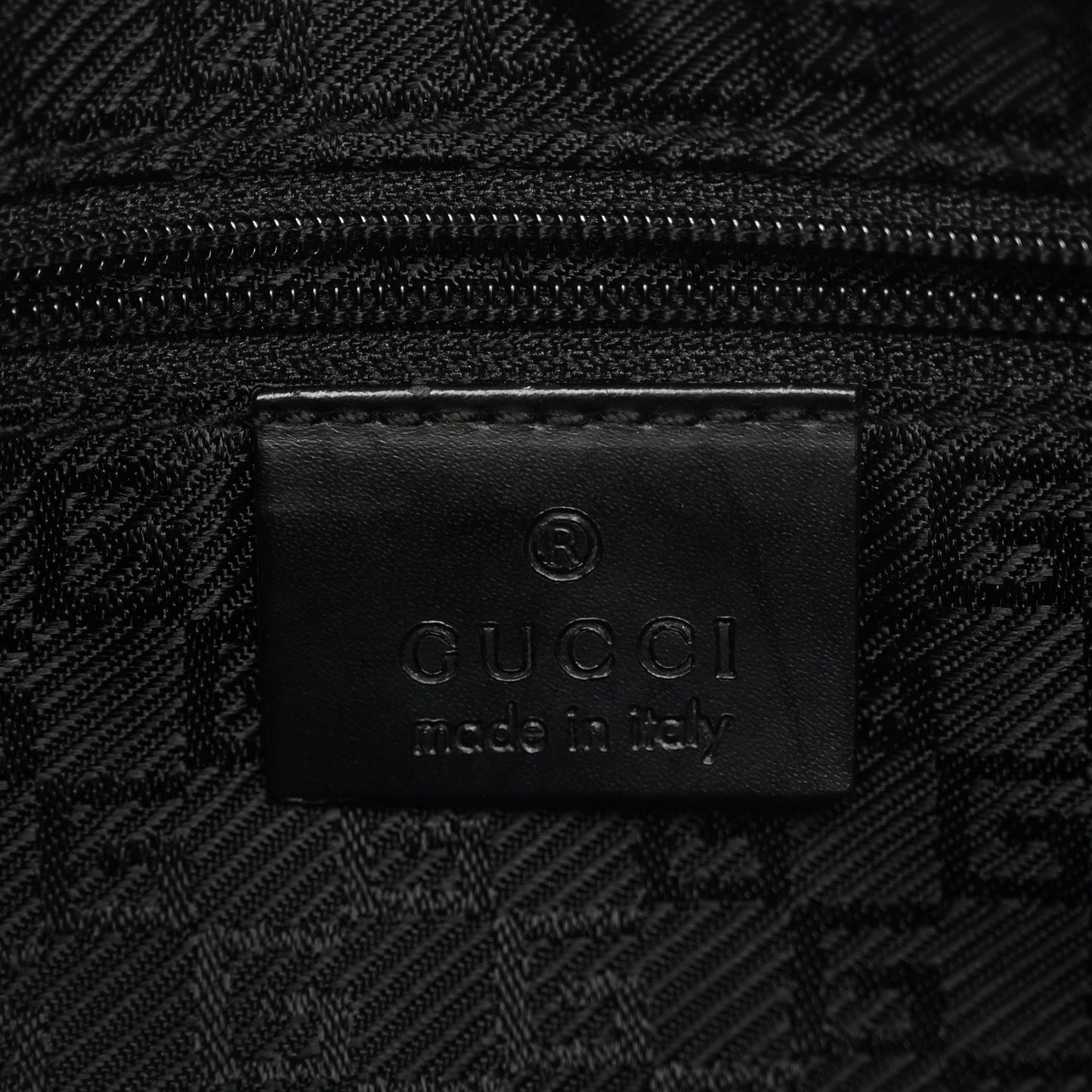 Calfskin Interlocking G Shoulder Bag Black