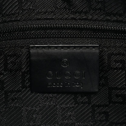 Gucci Calfskin Interlocking G Shoulder Bag Black 6 of 10