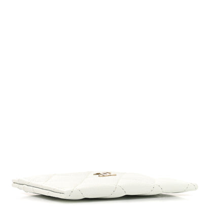 Chanel Caviar Quilted Card Holder Light Blue 4 of 9