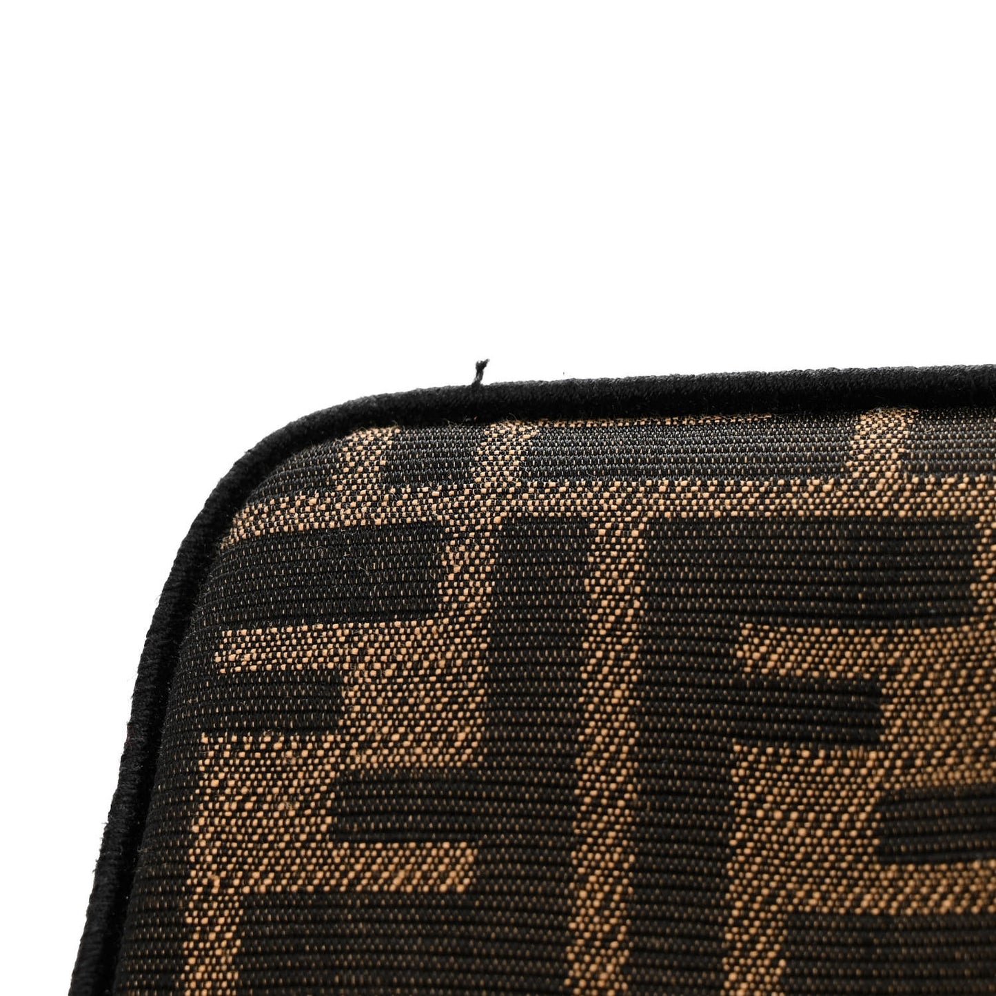 Fabric Jacquard FF 1974 Mini Baguette Tobacco Moro Black