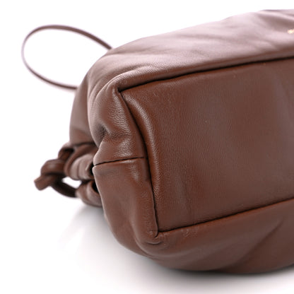 Mansur Gavriel Lambskin Cloud Mini Clutch Chocolate 7 of 8