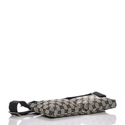 Gucci GG Monogram Web Double Pocket Belt Bag Navy 4 of 7