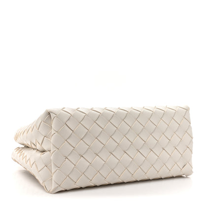 Bottega Veneta Nappa Intrecciato Small Andiamo Shoulder Bag White 4 of 9