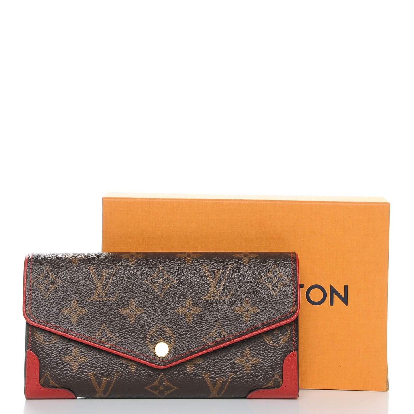 Monogram Sarah Retiro Wallet Cherry