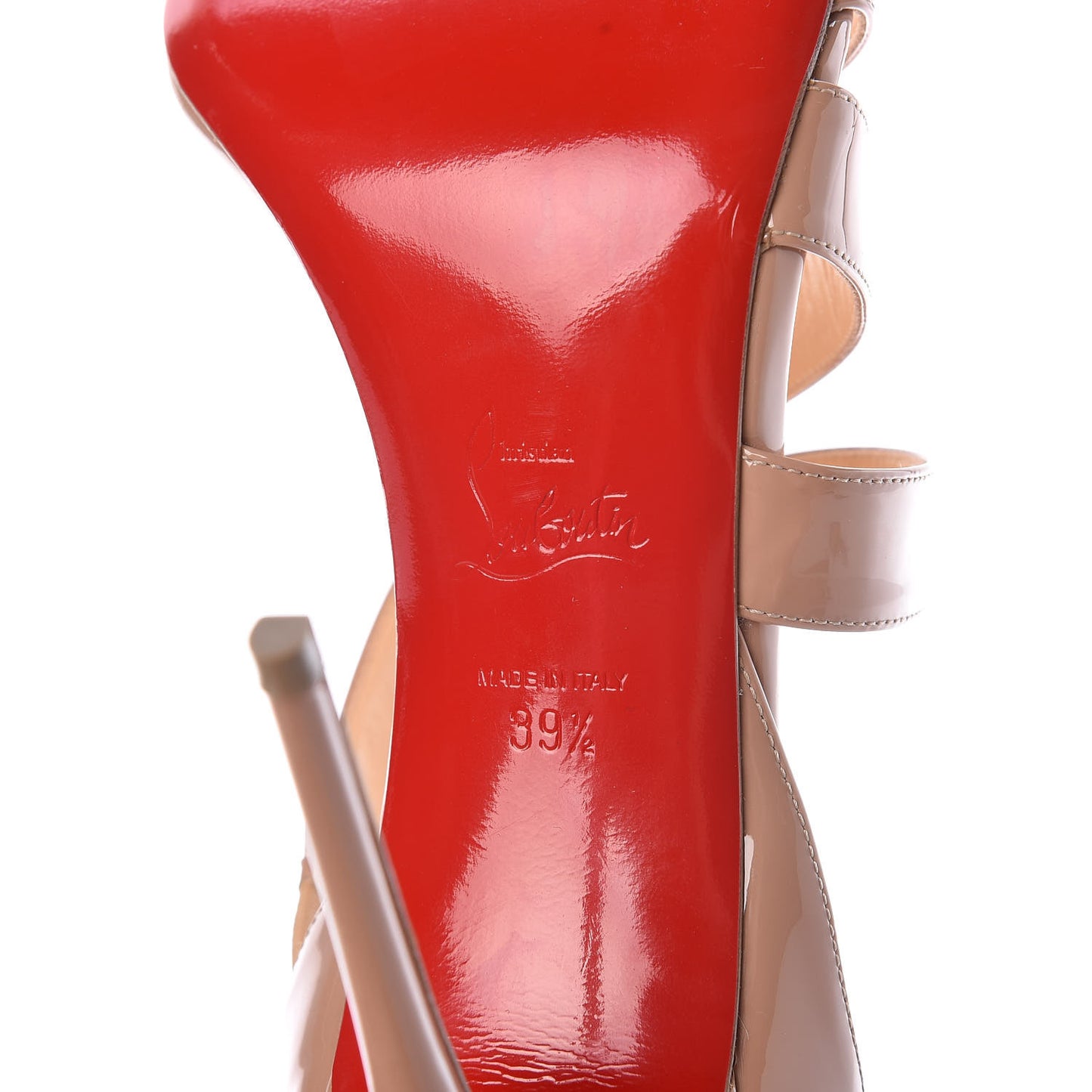 Patent World Copine 100 Sandals 39.5 Nude