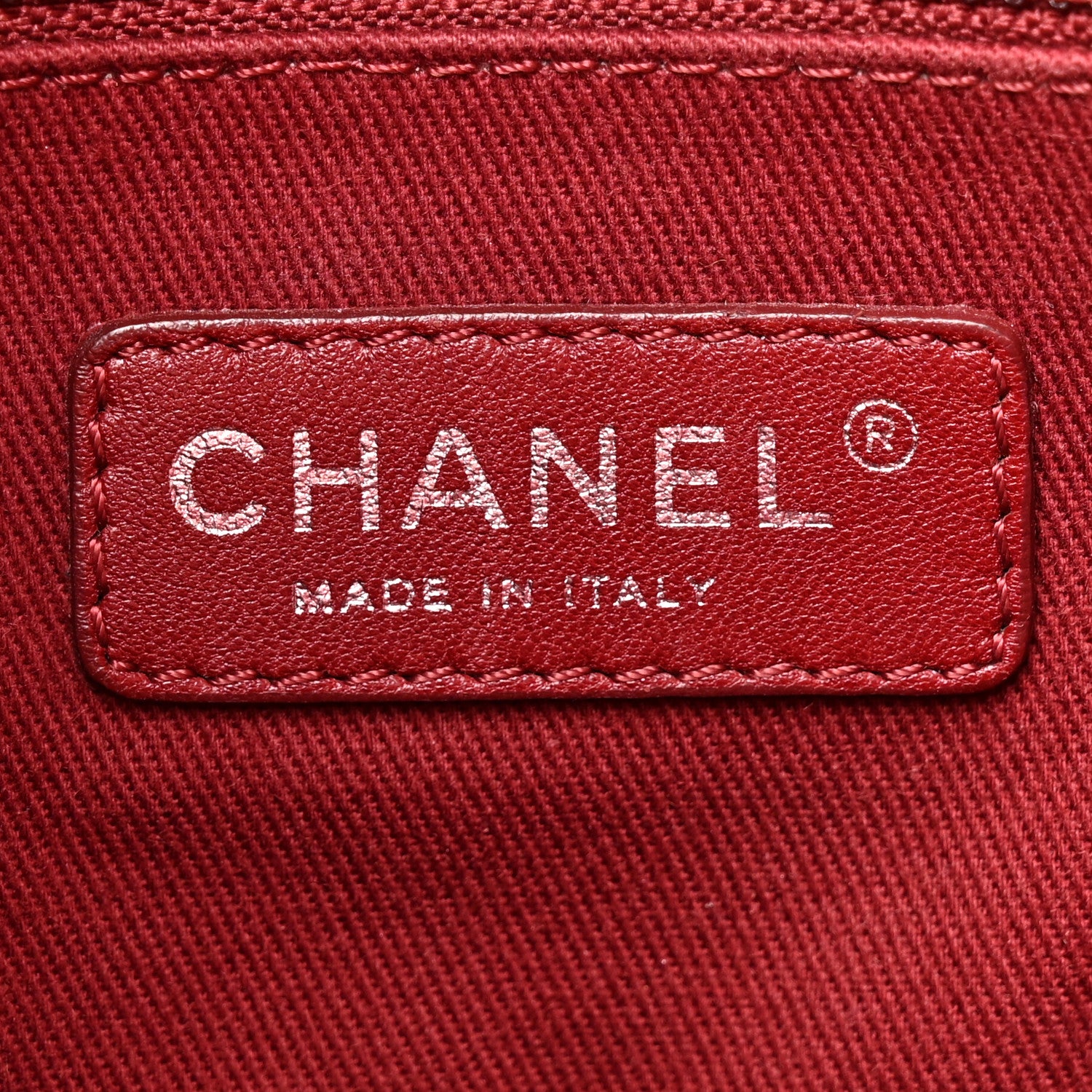 Chanel Canvas Mini Deauville Tote Red 6 of 14